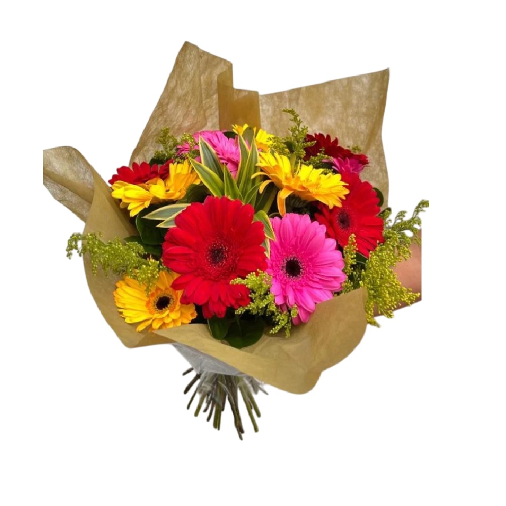 BUQUE EN GERBERAS