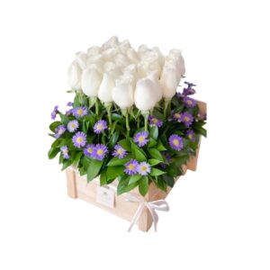 RAMO DE FLORES PAVE POR 25 ROSAS
