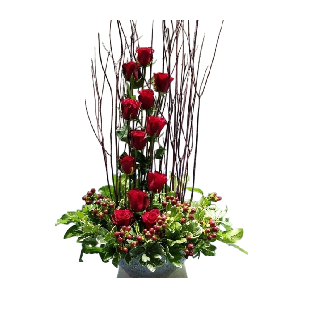 RAMO DE FLORES ROSAS DE AMOR